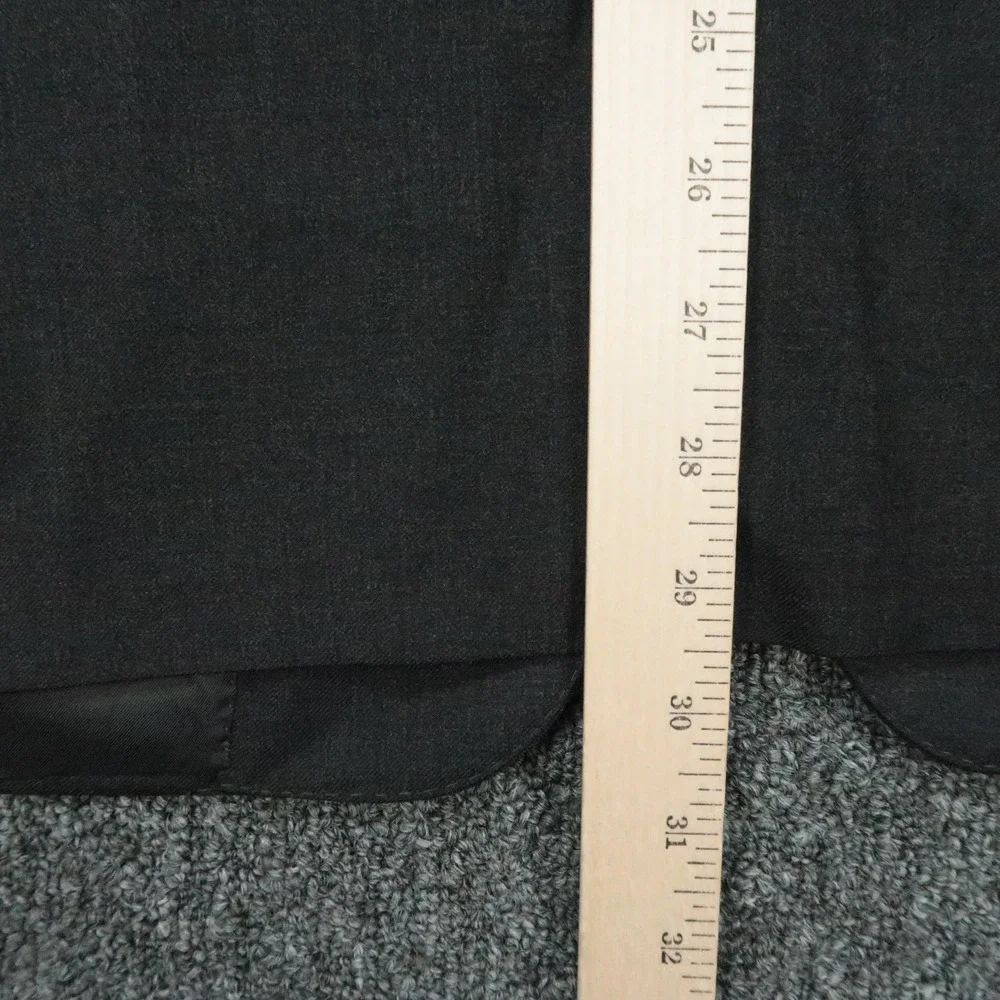 Ermenegildo Zegna Blazer Mens 42R Gray Wool Fit Rom Lined Sport Coat